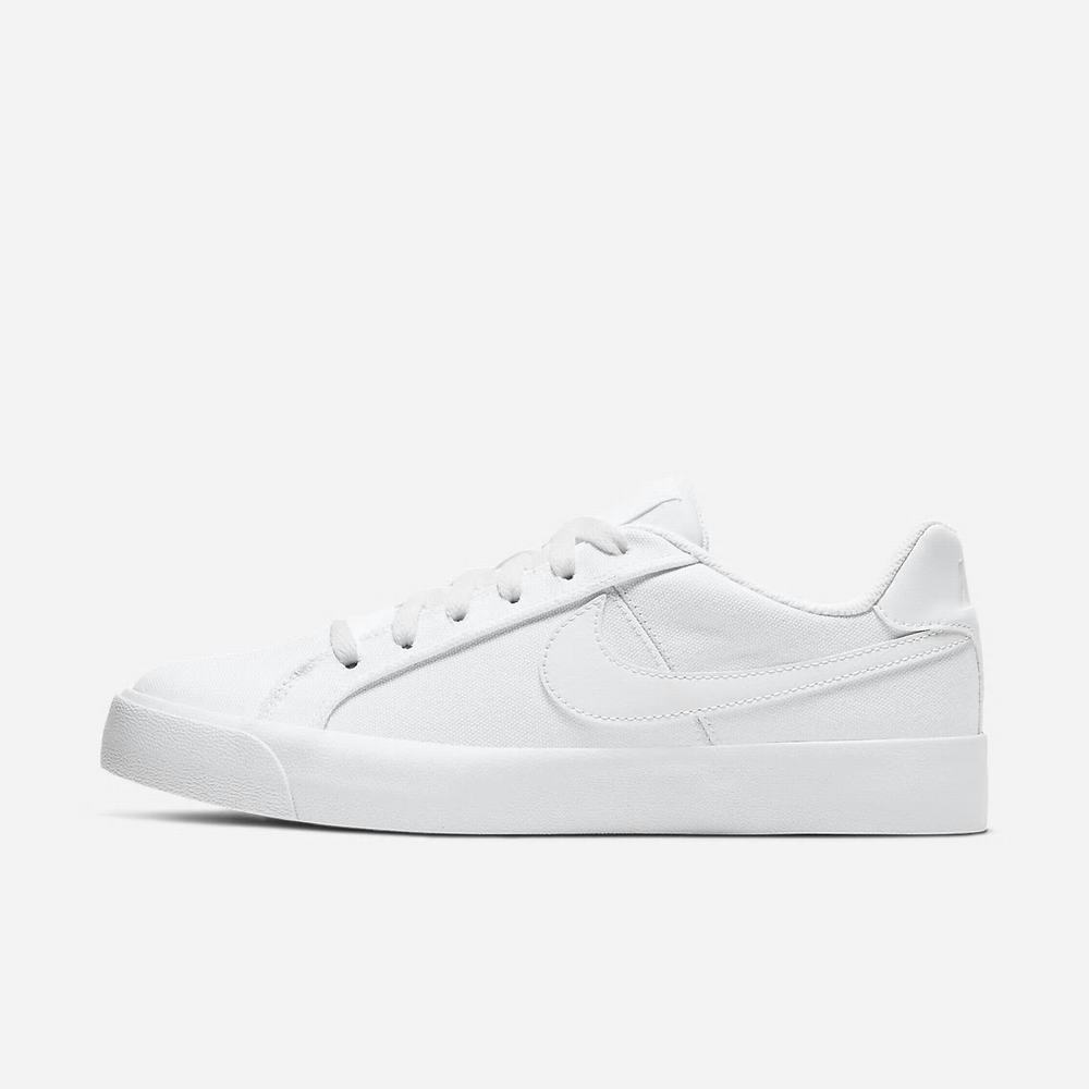 Sneakers Nike Court Royale AC Canvas Blanche 2395-816 White/White Femme | XKS-39415315